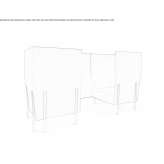 Sectional sofa with high backrest Tertenia