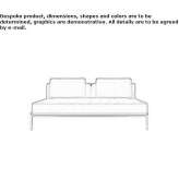 Segmentowa sofa materiałowa Balboa