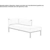 Upholstered sofa Vaendra