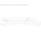 Fabric corner sofa Gevninge