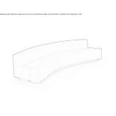 Sectional lounge sofa Scomigo