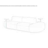 Modułowa sofa segmentowa z tkaniny Hayfield
