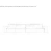 Modułowa sofa 4-osobowa Osorio