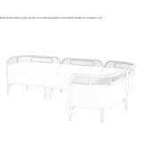 Modular sectional sofa Saveni