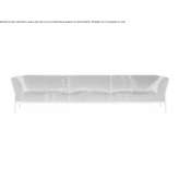 Sofa materiałowa 3-osobowa Oyten