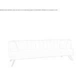 Sofa upholstered with fabric Orikum