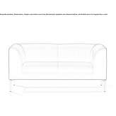 2-seater sofa Paras