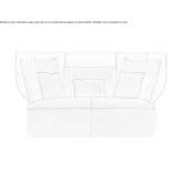 Dwuosobowa sofa z wysokim oparciem Canadian