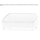 Fabric sofa Bacau