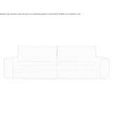 Skórzana sofa 3-osobowa Ransart