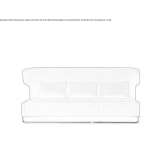 Fabric sofa with high backrest Pacov