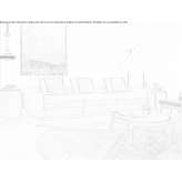 2/3-seater sofa made of fabric or leather Urretxu