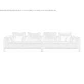 5-seater fabric sofa Jauca