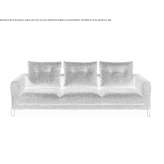 Sofa materiałowa 3-osobowa Esquina