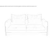 Skórzana sofa 2-osobowa Esquina