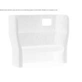 Two-seater sofa with high backrest Padul