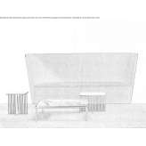 Lounge sofa with high backrest Sulecin