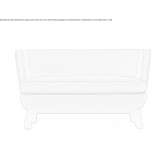 Tkaninowa sofa wypoczynkowa Trissino