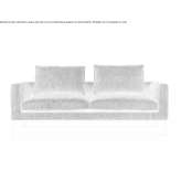 2-seater fabric sofa Huacho