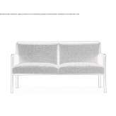 Sofa materiałowa 2-osobowa Weilburg