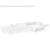 Sectional fabric sofa Luyando