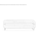 Sofa 3-osobowa tapicerowana Timana