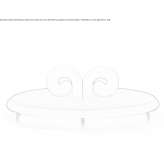 Curved fabric sofa Izbicko