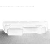 Modular sectional sofa made of fabric Darvel