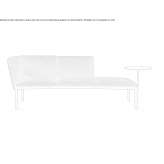 Sectional fabric lounge sofa Witzhave