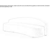 Mała sofa z tkaniny Xanxere