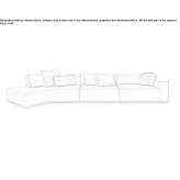 Sectional fabric sofa Conyers