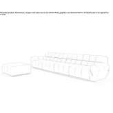 Modułowa sofa segmentowa Mack
