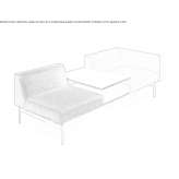 Miękka sofa do pracy Idritsa