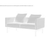 2-seater fabric sofa Idritsa