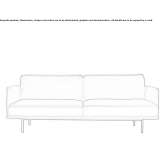 Upholstered sofa Chemaze