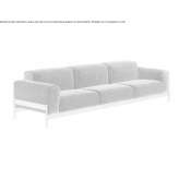 3-seater sectional fabric sofa Neston