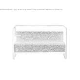 Sofa materiałowa 2-osobowa Brdovec