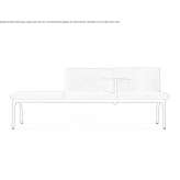 Sectional fabric lounge sofa Latowicz