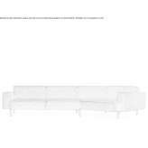 Narożna modułowa sofa materiałowa Mohnton