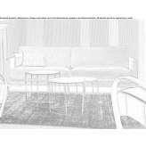 3-seater fabric sofa with a removable cover Ganzda