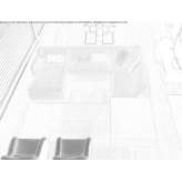 Sofa materiałowa segmentowa z szezlongiem Coniston