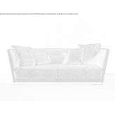 Sofa materiałowa 2-osobowa Murr