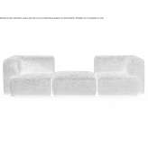 Modułowa sofa bawełniana segmentowa Eastoft