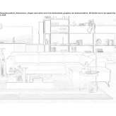 Corner fabric sofa bed Vacri