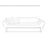 Skórzana rozkładana sofa Cresson