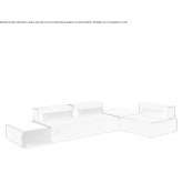 Modular fabric sofa Mondavio