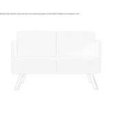 Sofa materiałowa 2-osobowa Soledar