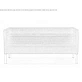 3-seater fabric sofa Luzaga