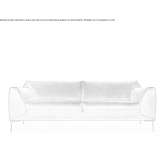 Leather 2-seater sofa Glavice