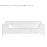 Sofa materiałowa 3-osobowa Ortaca